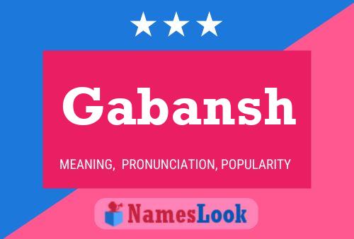 Póster del nombre Gabansh