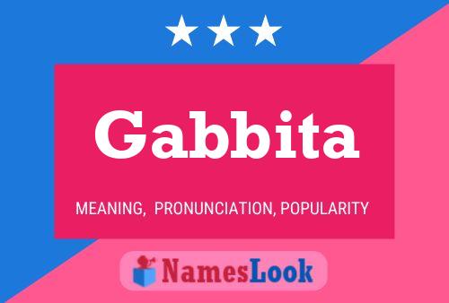 Póster del nombre Gabbita