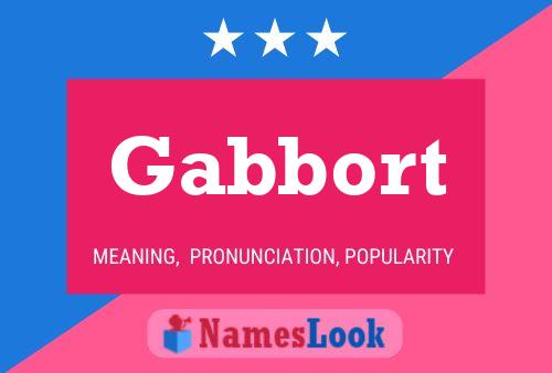 Póster del nombre Gabbort