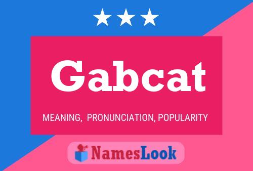 Póster del nombre Gabcat