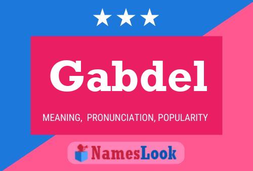 Póster del nombre Gabdel