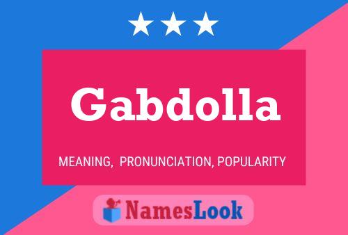 Póster del nombre Gabdolla