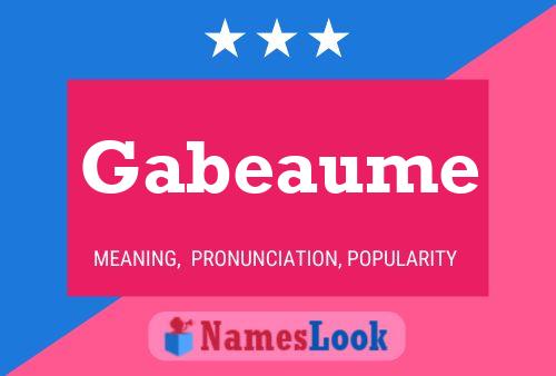 Póster del nombre Gabeaume