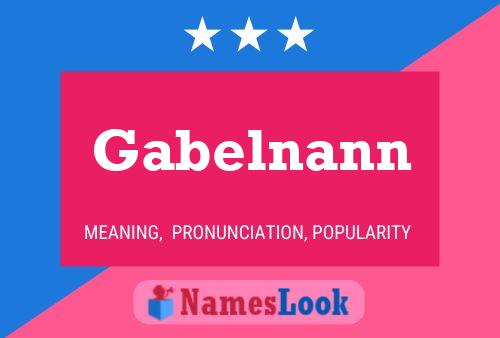 Póster del nombre Gabelnann