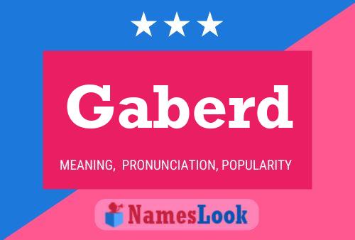 Póster del nombre Gaberd