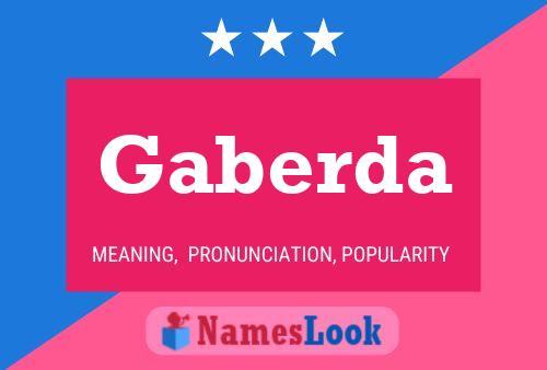 Póster del nombre Gaberda