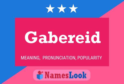 Póster del nombre Gabereid