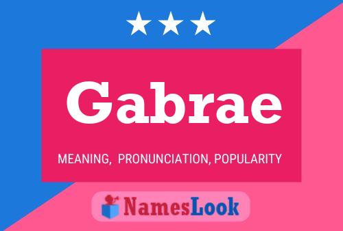 Póster del nombre Gabrae