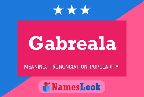 Póster del nombre Gabreala