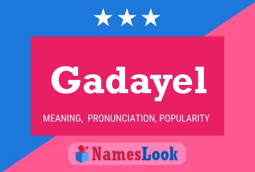 Póster del nombre Gadayel