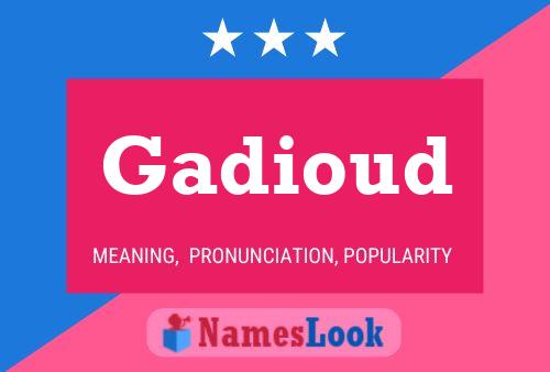 Póster del nombre Gadioud