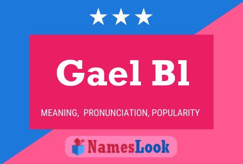 Póster del nombre Gael Bl