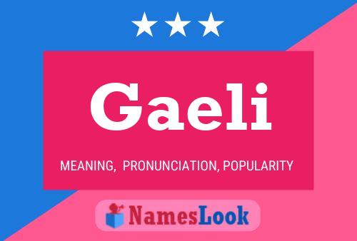 Póster del nombre Gaeli