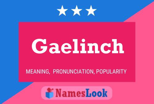 Póster del nombre Gaelinch