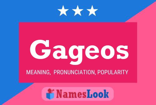 Póster del nombre Gageos