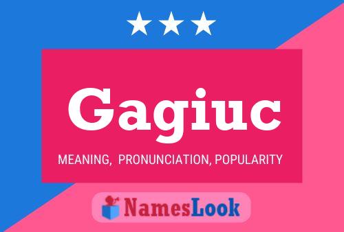 Póster del nombre Gagiuc