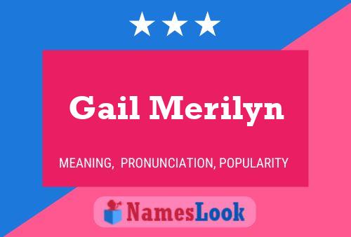 Póster del nombre Gail Merilyn