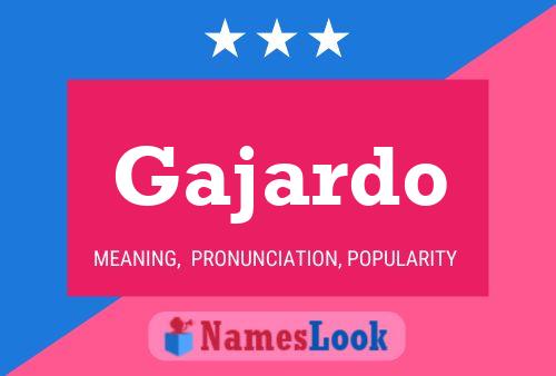 Póster del nombre Gajardo