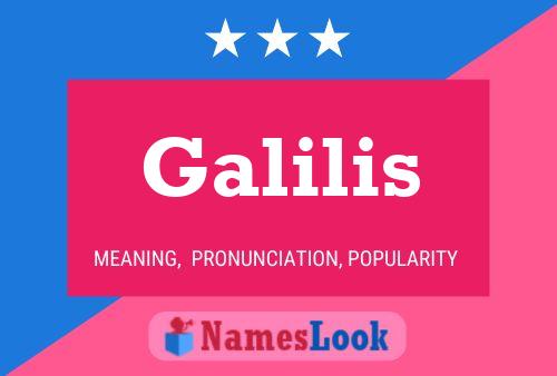 Póster del nombre Galilis