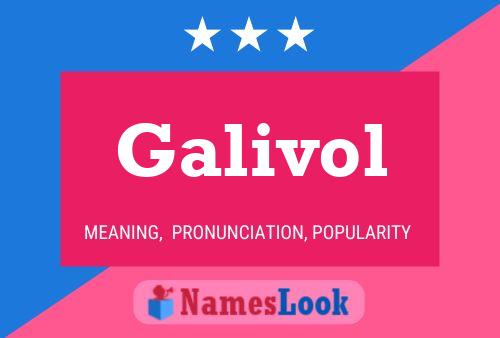 Póster del nombre Galivol