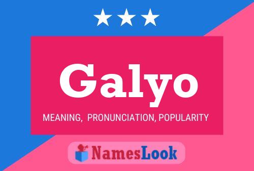 Póster del nombre Galyo