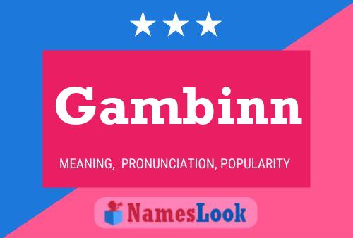 Póster del nombre Gambinn