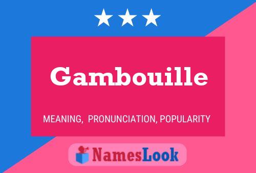 Póster del nombre Gambouille