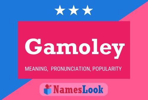 Póster del nombre Gamoley