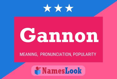 Póster del nombre Gannon