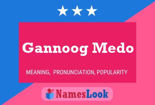 Póster del nombre Gannoog Medo