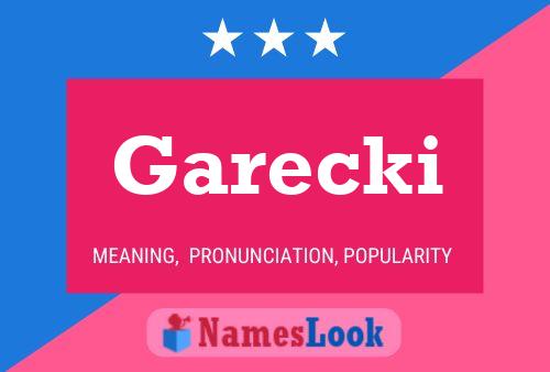 Póster del nombre Garecki