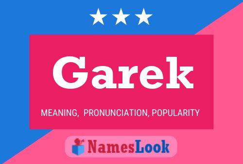 Póster del nombre Garek