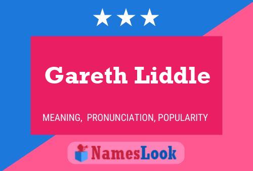 Póster del nombre Gareth Liddle