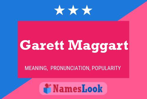 Póster del nombre Garett Maggart