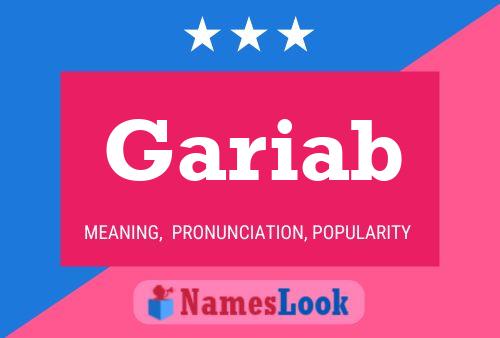 Póster del nombre Gariab