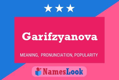 Póster del nombre Garifzyanova