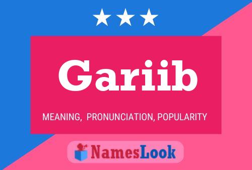 Póster del nombre Gariib