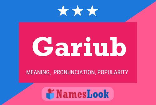 Póster del nombre Gariub