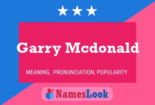 Póster del nombre Garry Mcdonald