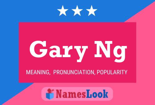 Póster del nombre Gary Ng