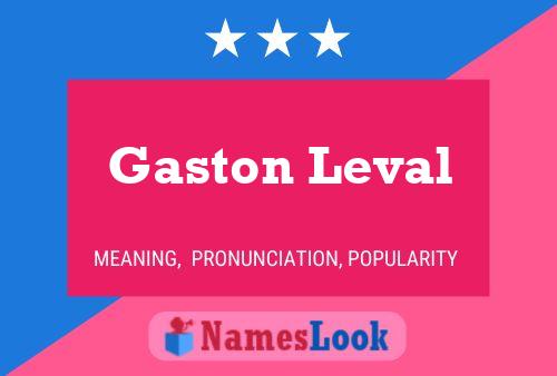 Póster del nombre Gaston Leval