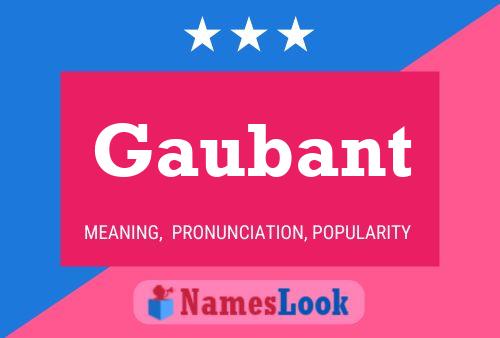 Póster del nombre Gaubant