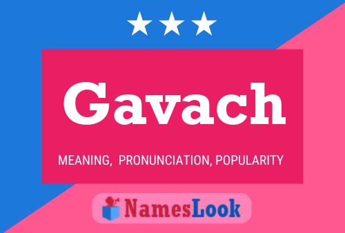 Póster del nombre Gavach