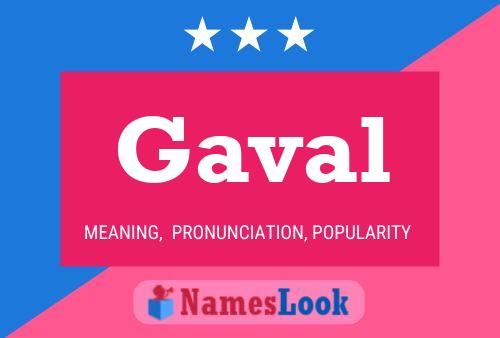 Póster del nombre Gaval