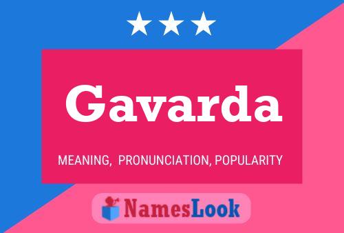 Póster del nombre Gavarda