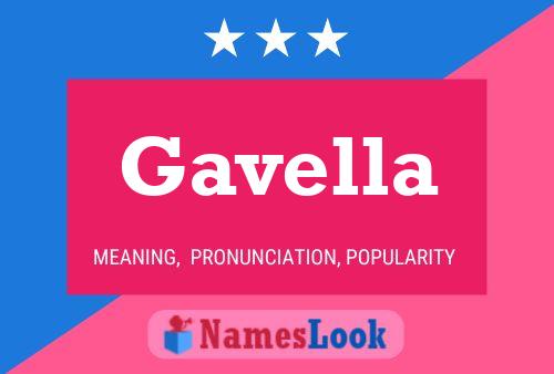 Póster del nombre Gavella