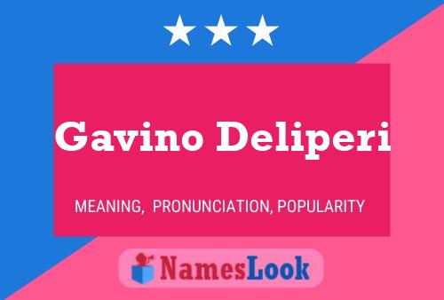 Póster del nombre Gavino Deliperi