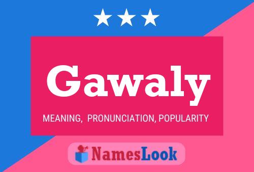 Póster del nombre Gawaly