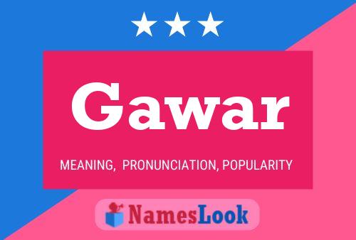 Póster del nombre Gawar