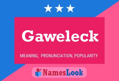 Póster del nombre Gaweleck